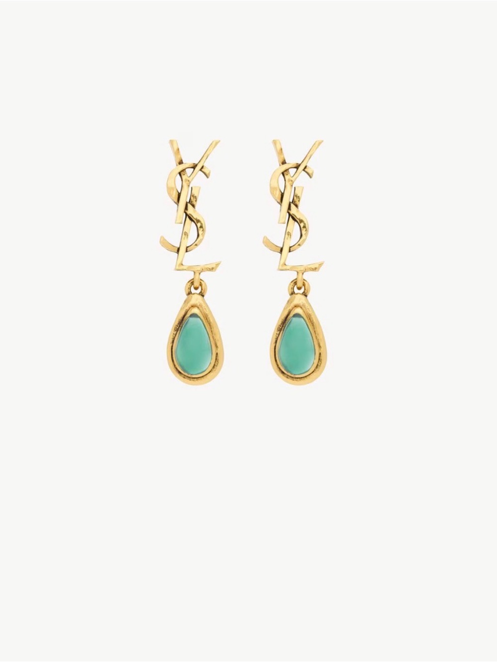 Saint Laurent Cassandre drop earrings